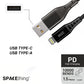 Spacething Elite USB-A to Lightning Cable – Black / White (1.5M)