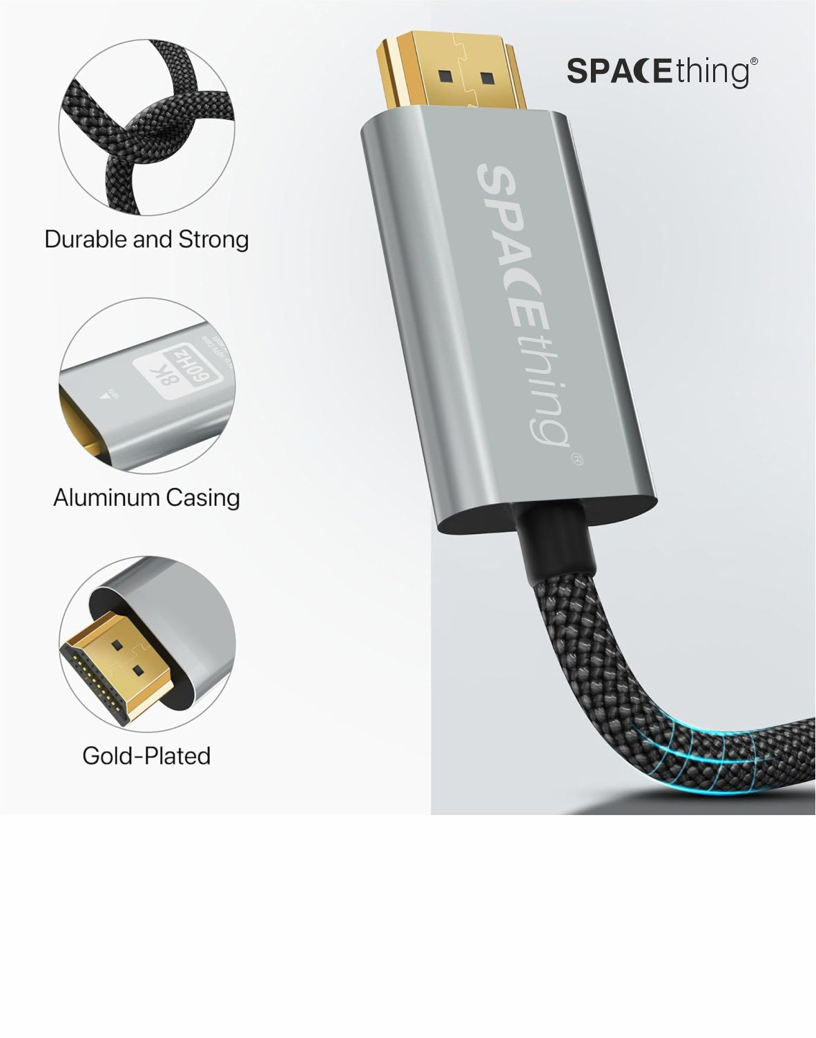 Spacething Elite Link Type-C to HDMI Cable 4K High Speed