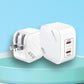 Spacething Explorer Pro 45W GaN World Travel Charger Colour  - White