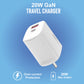 Spacething Explorer Pro 20W GaN Wall Charger – White
