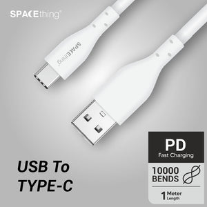 Spacething Flash Cable Colour - White