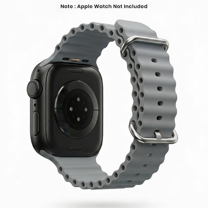Spacething Ocean Apple Watch Band – 49mm / 45mm Size - Grey