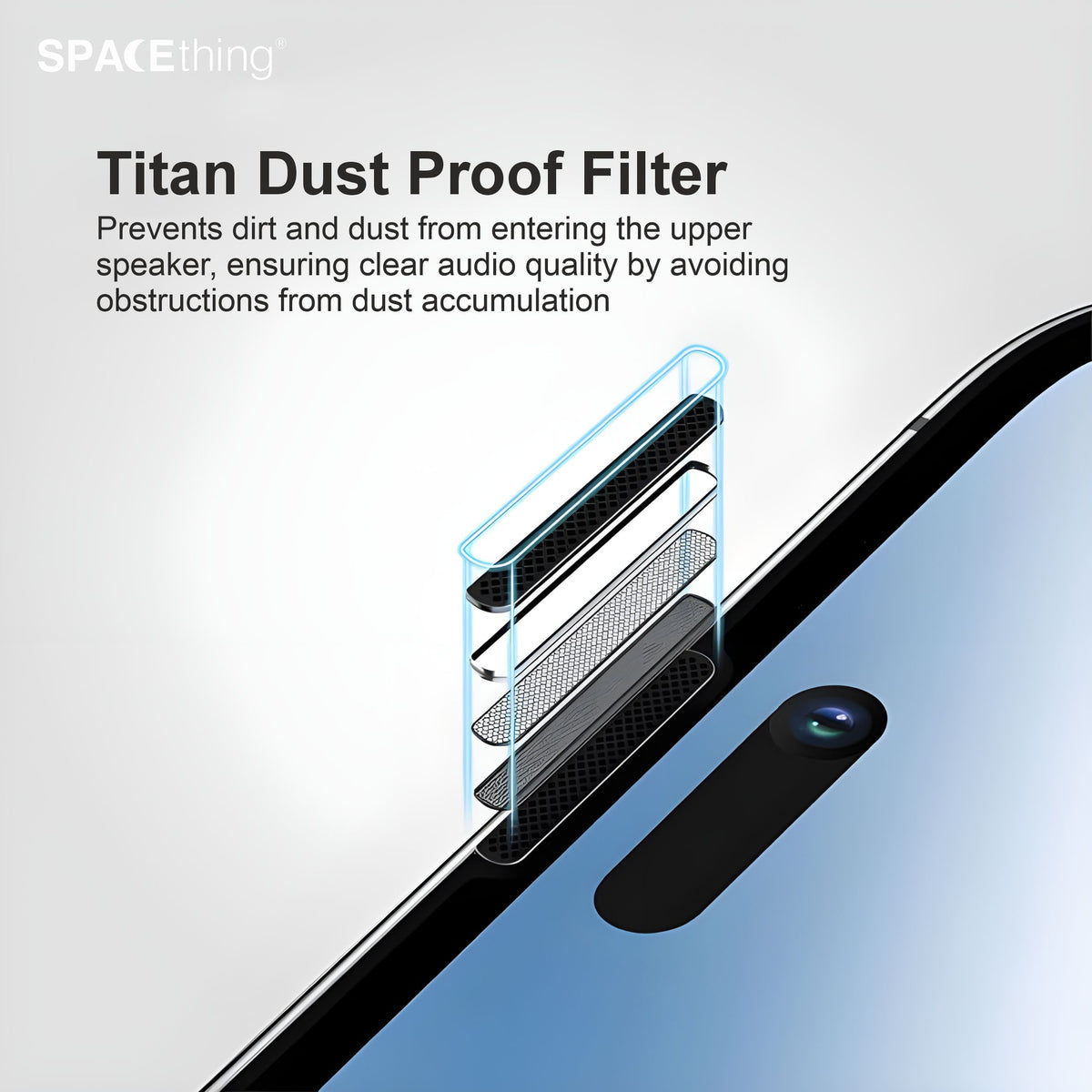 Spacething Titan Full Tempered Glass for iPhone 18 Series - Clear