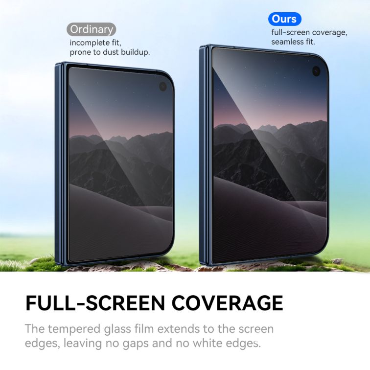 Spacething Titan Full Glass Screen Protector for iPhone Duo