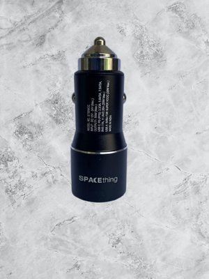 SPACETHING SPEED PRO 55W MAX CAR CHARGER COLOUR -BLACK