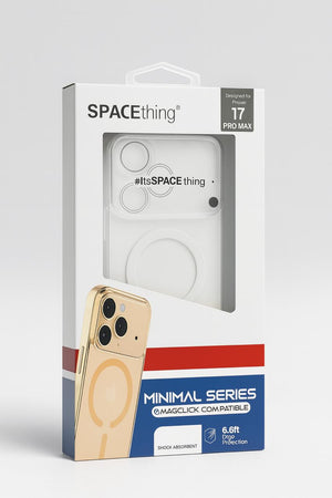 SPACETHING 17 PRO MAX MINIMAL MAGSAFE CLEAR CASE