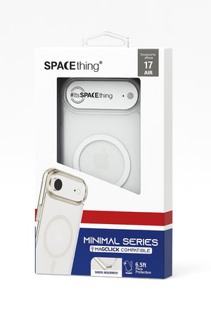 SPACETING I PHONE 17  AIR MINIMAL MAGSAFE CLEAR