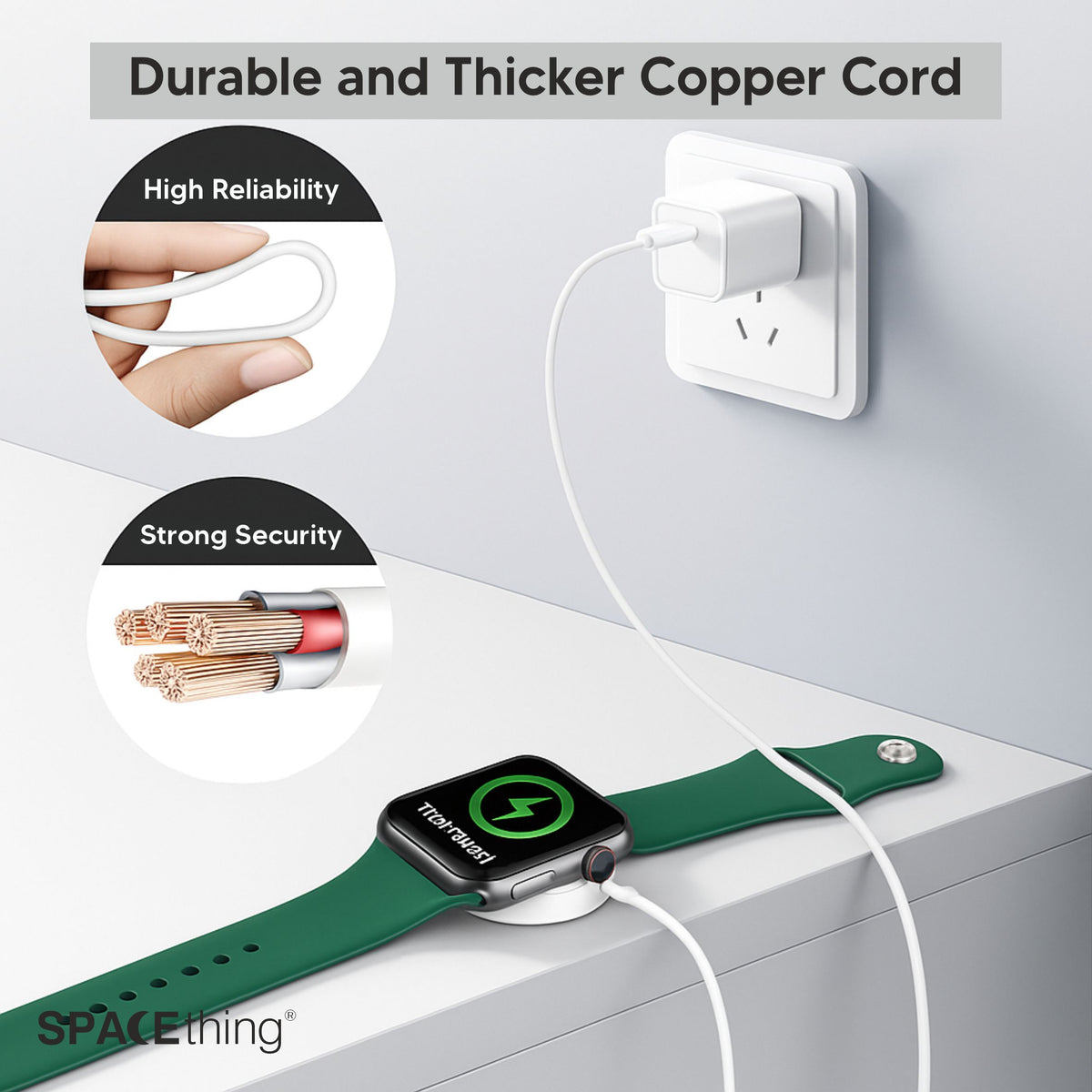 Spacething Luna Watch Charger USB-C 1.0M