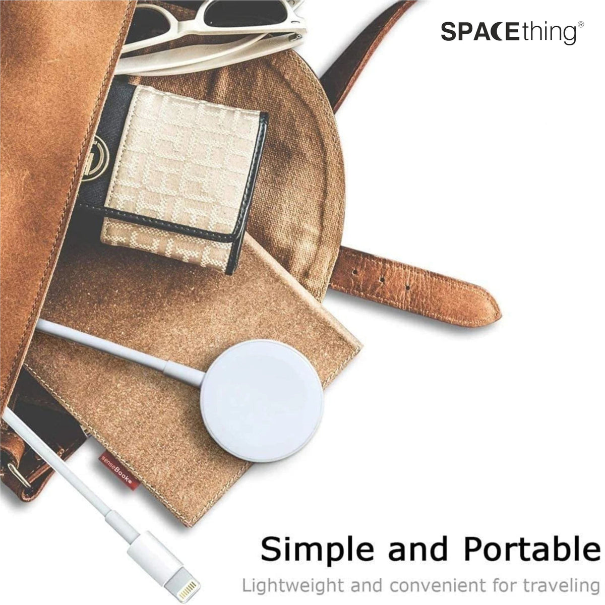 Spacething Luno Plus 2-in-1 Type-C iWatch Charger