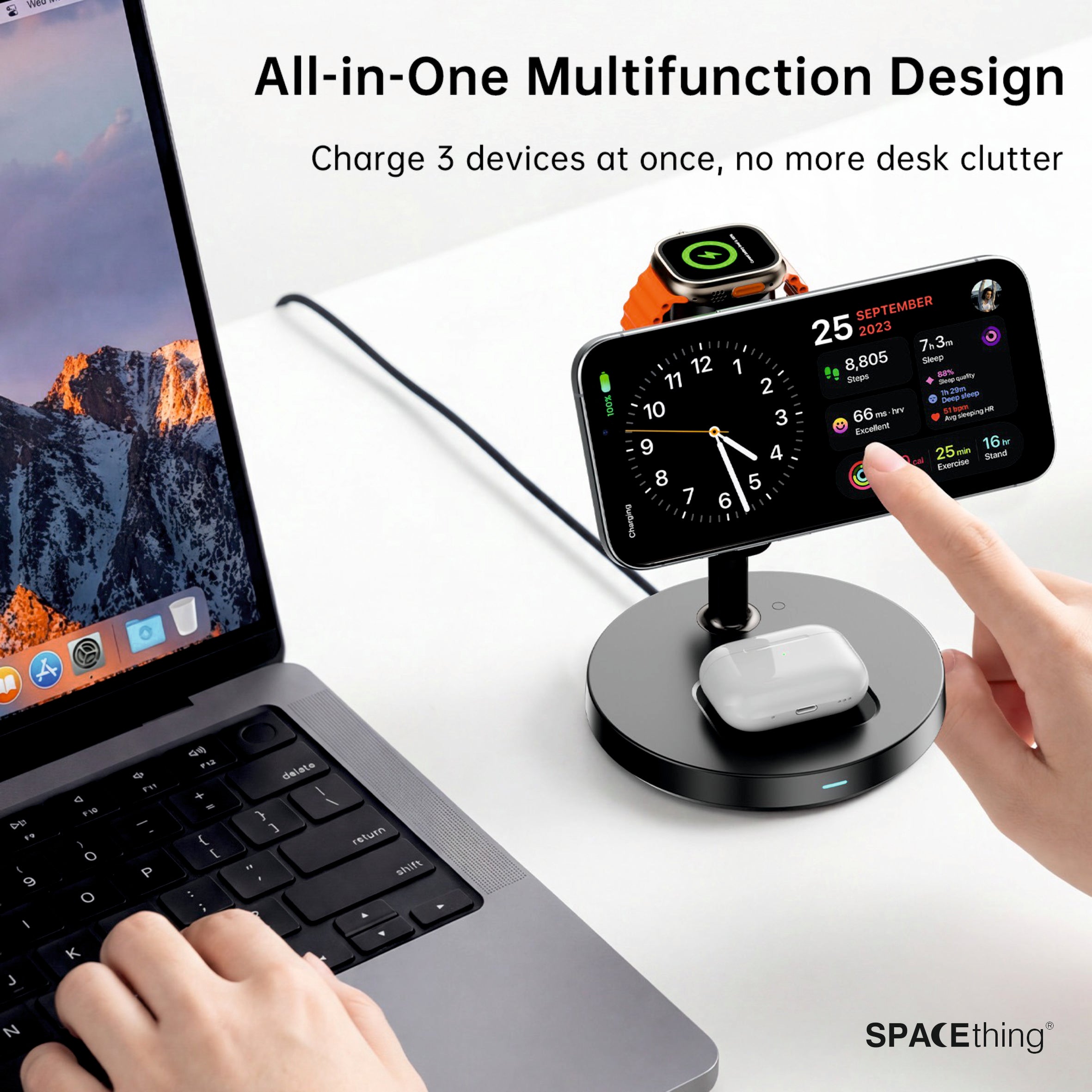Spacething Mag Fusion 3-in-1 Wireless Charger