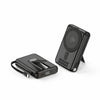 Spacething Marbella 10,000mAh Qi2 Magnetic Wireless Power Bank with Stand - Black