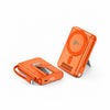 Spacething Marbella 10,000mAh Qi2 Magnetic Wireless Power Bank with Stand - Orange