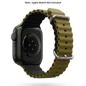 Spacething Ocean Apple Watch Band – 49mm / 45mm Size - Olive Black