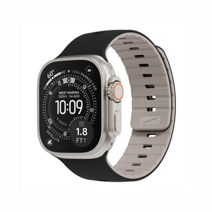 Spacething Omni Apple Watch Band – 49mm / 45mm Size - Black Light Grey