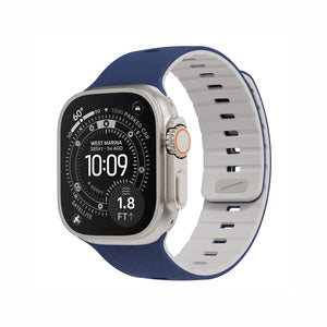 Spacething Omni Apple Watch Band – 49mm / 45mm Size - Blue Off White