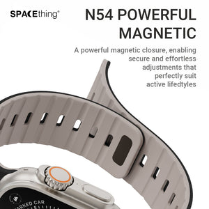 Spacething Omni Apple Watch Band – 49mm / 45mm Size - Starlight Grey