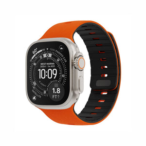 Spacething Omni Apple Watch Band – 49mm / 45mm Size - Orange Black