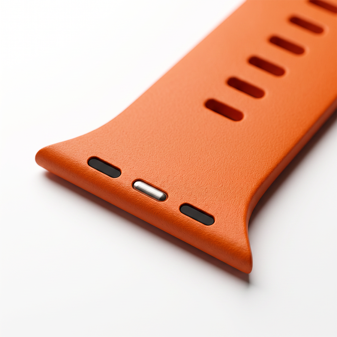 Spacething Omni Apple Watch Band – 49mm / 45mm Size - Orange Black