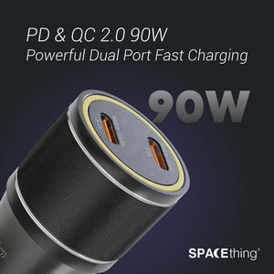 Spacething Orbis 90W Dual Type - C Car Charger