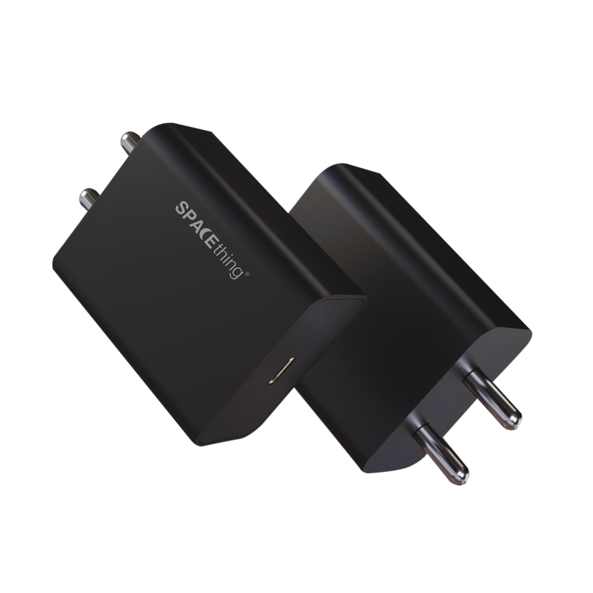 Spacething Power Core 25W PD - PPS Type-C Charger with C to C Cable  Colour - White