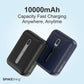 Spacething Rayo 10000mAh Ultra-Compact Power Bank | Black & Blue