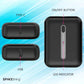 Spacething Rayo 10000mAh Ultra-Compact Power Bank | Black & Blue