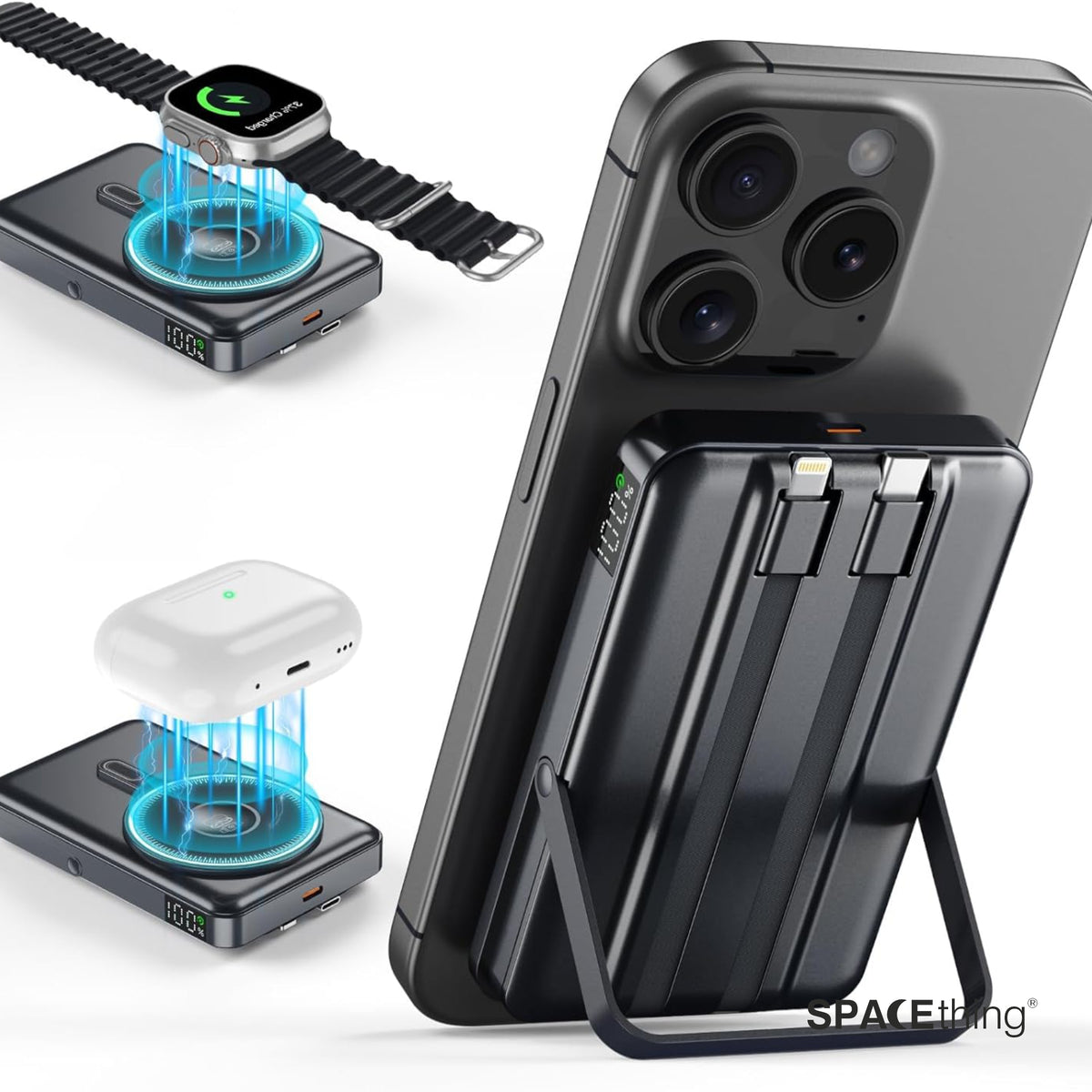 Spacetthing Luzern 10000 mAh Wireless Magsafe Power Bank