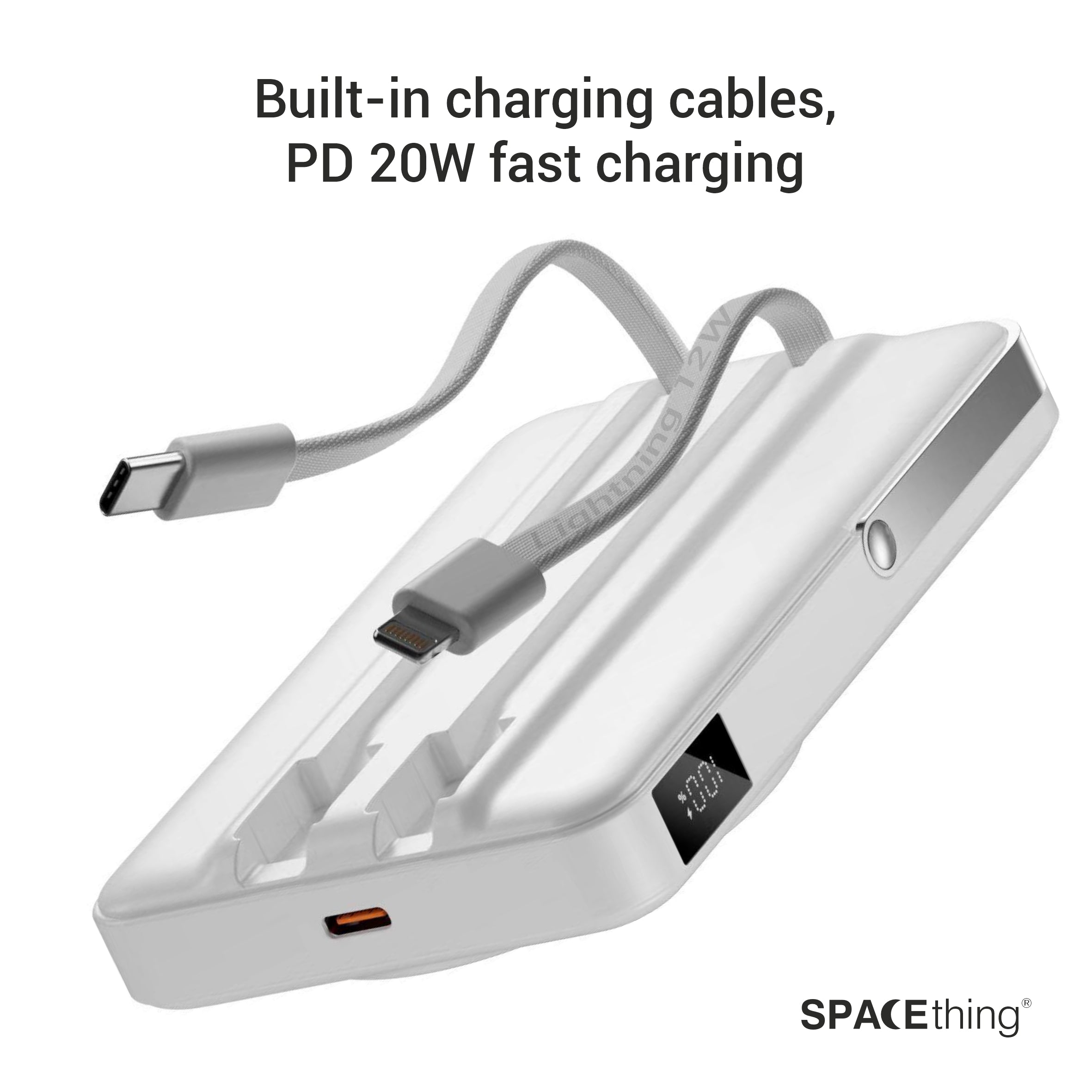 Spacething Luzern 10000 mAh Wireless Magsafe Power Bank
