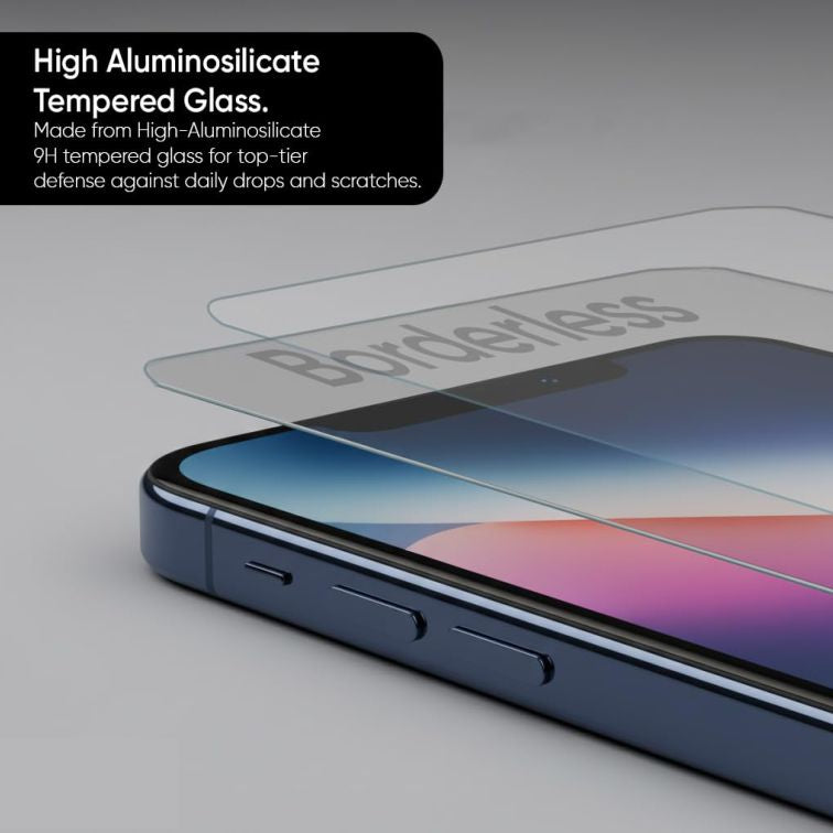 Spacething Rock Borderless Full Tempered Glass for iPhone 18 Series - Clear