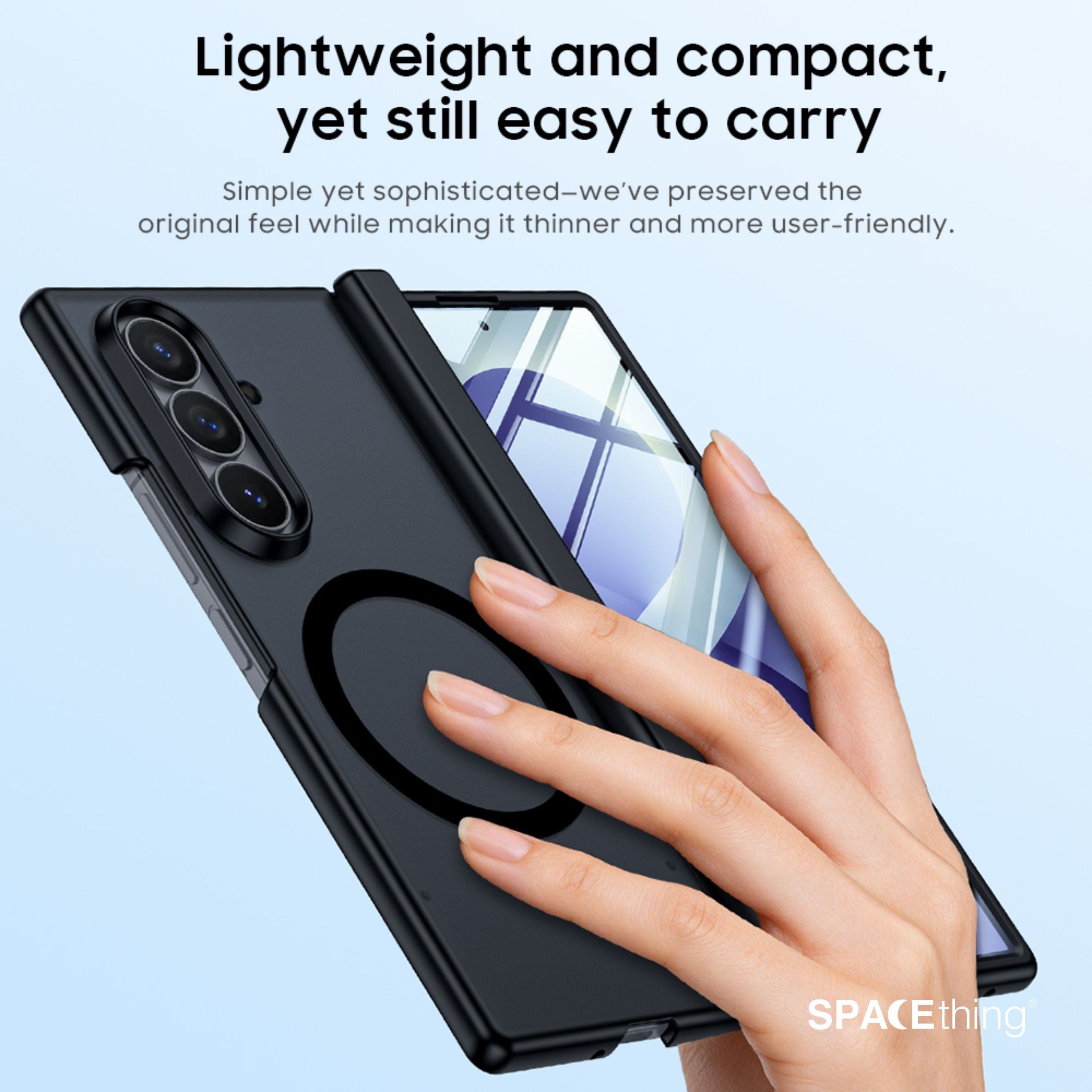 Spacething Fold Shield MagSafe Case for Samsung Galaxy Z Fold 8 Ultra