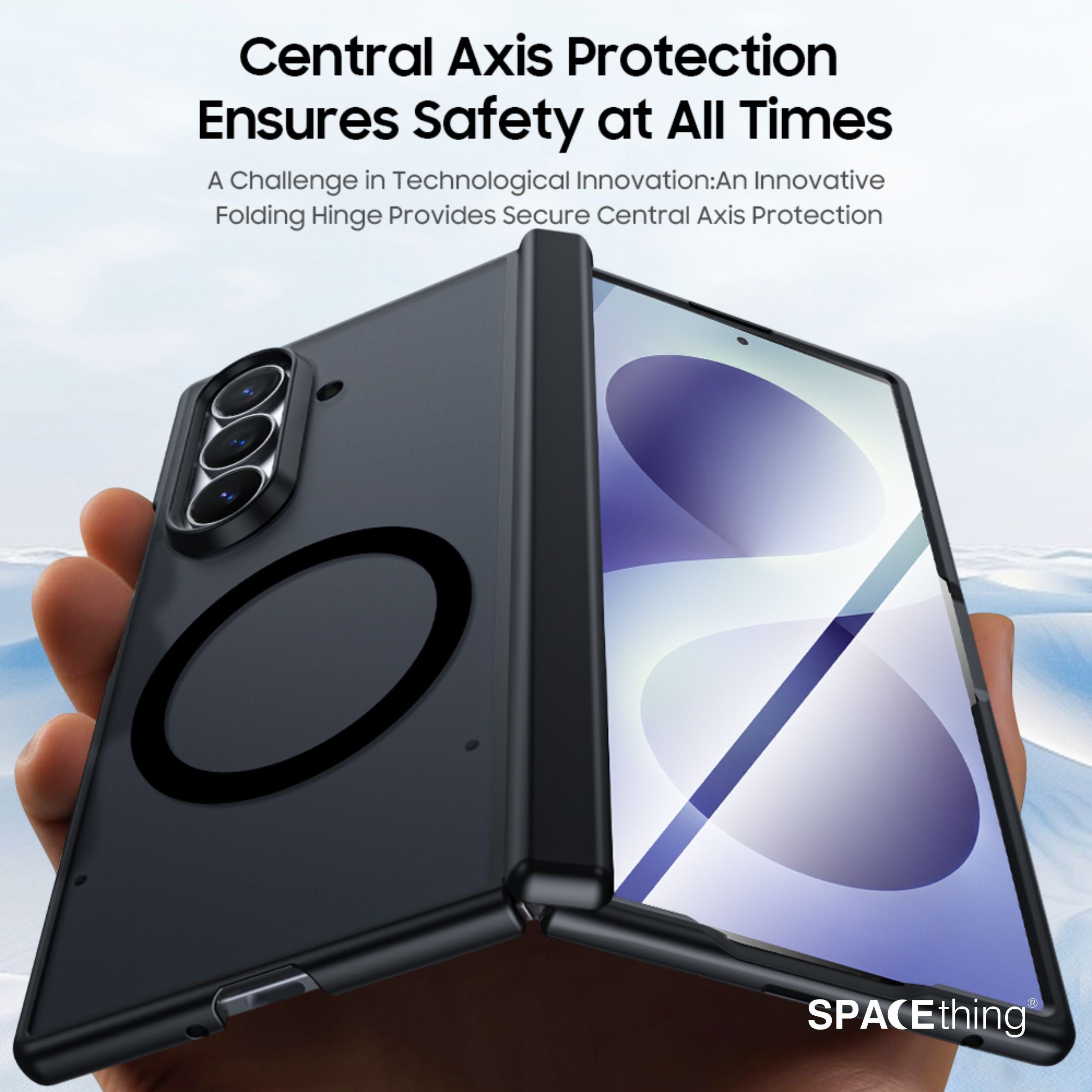 Spacething Fold Shield MagSafe Case for Samsung Galaxy Z Fold 8 Ultra