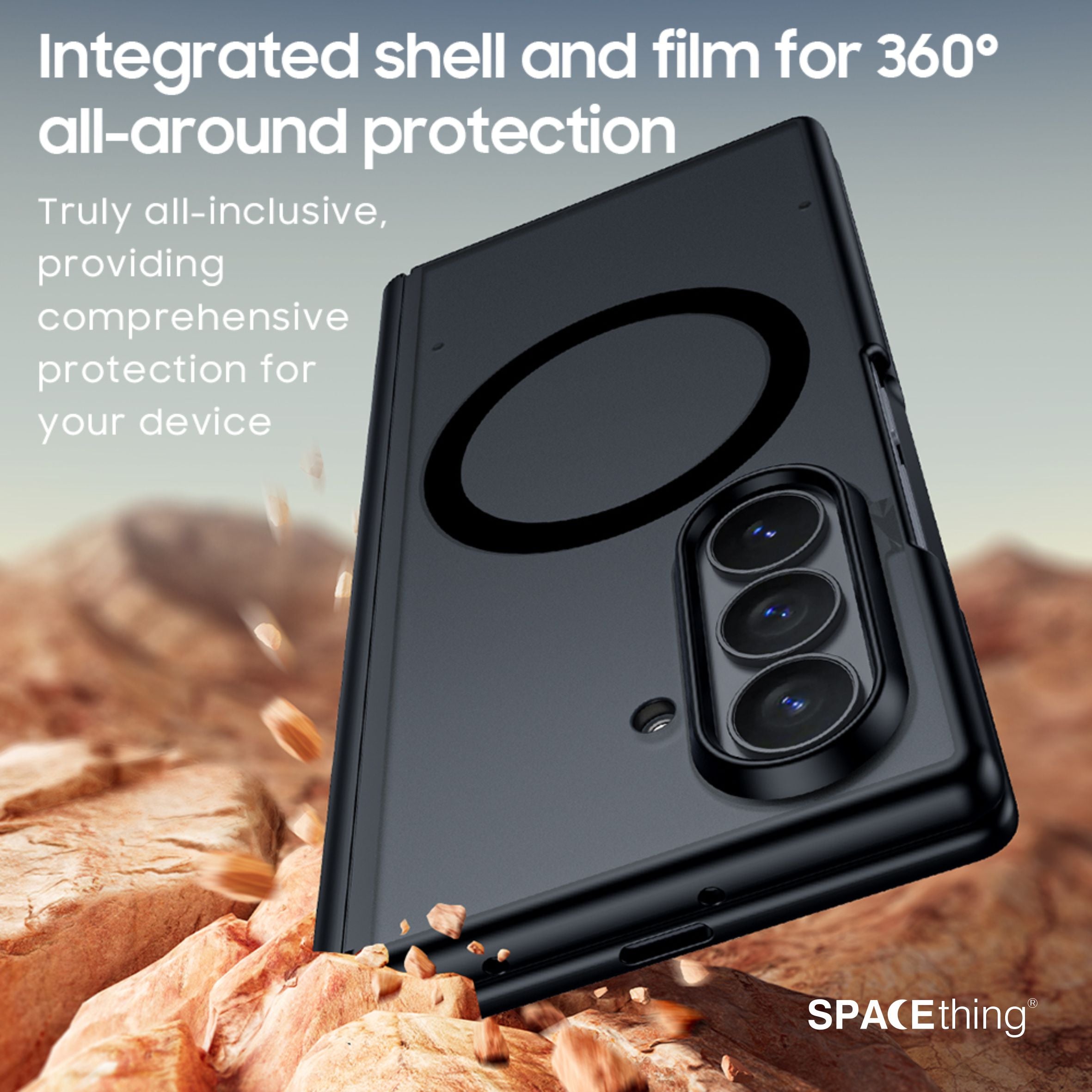 Spacething Fold Shield MagSafe Case for Samsung Galaxy Z Fold 8 Ultra