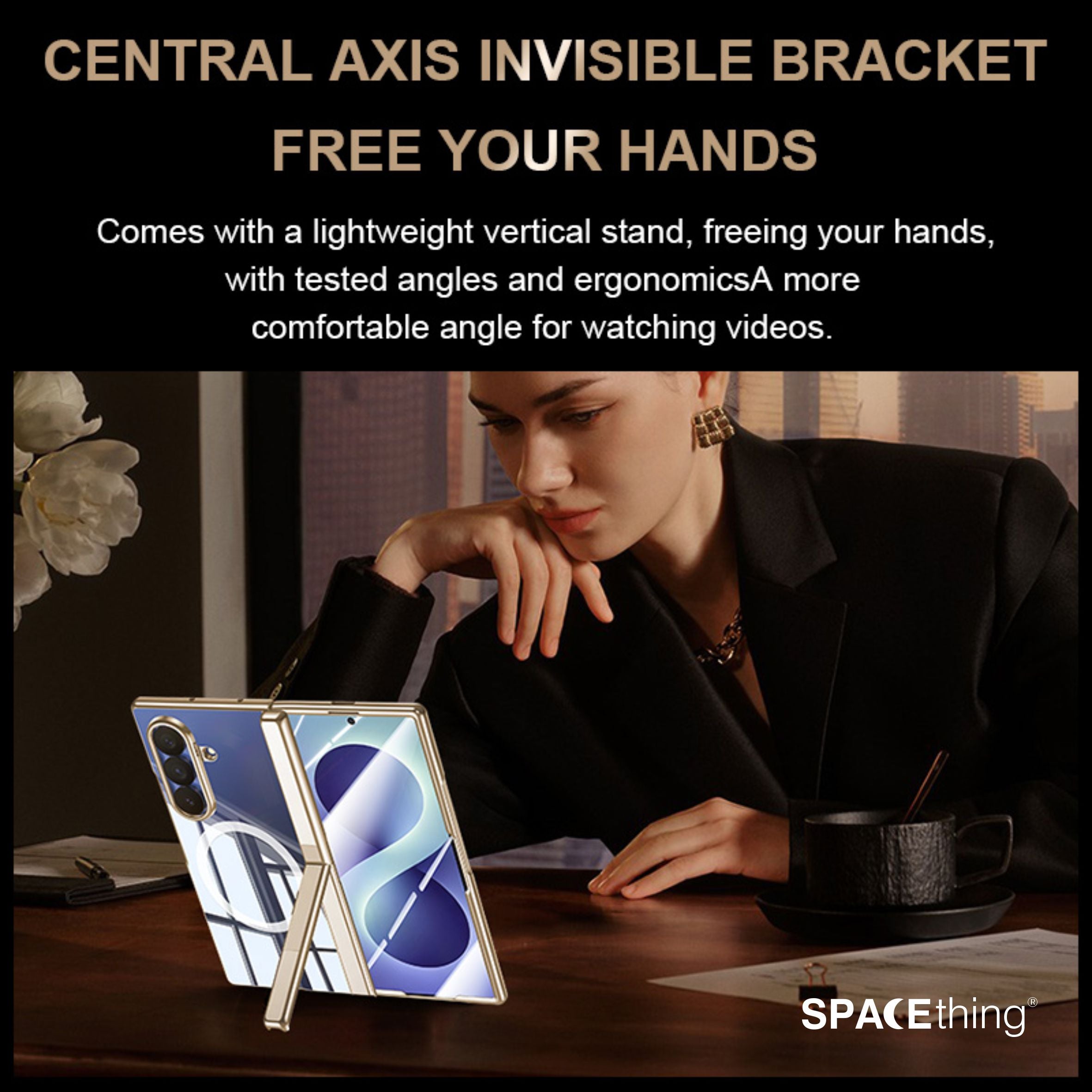 Spacething Helix Series MagSafe Case for Samsung Galaxy Z Fold 8 Ultra
