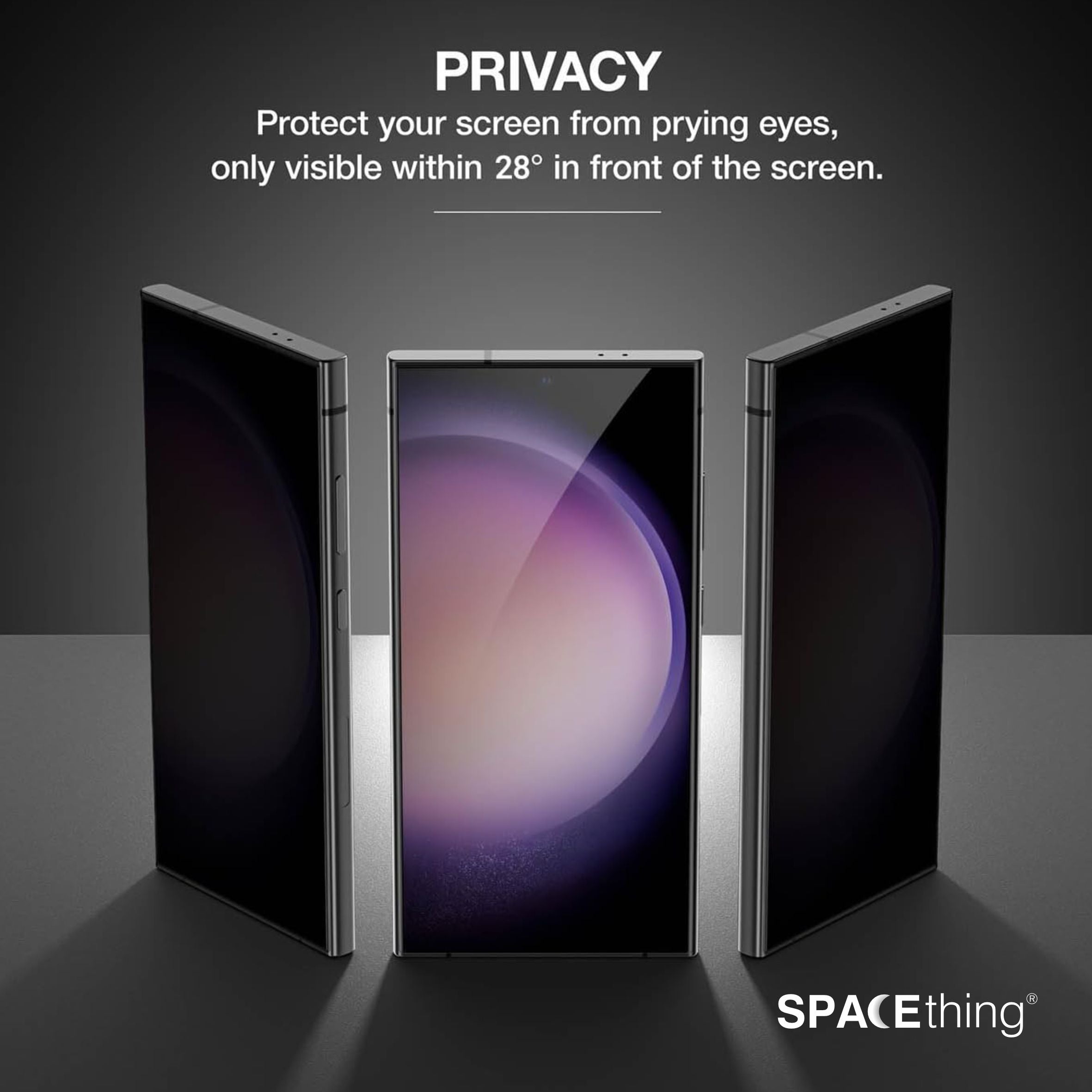Spacething Samsung Galaxy S24 Ultra 2-Way Privacy Glass