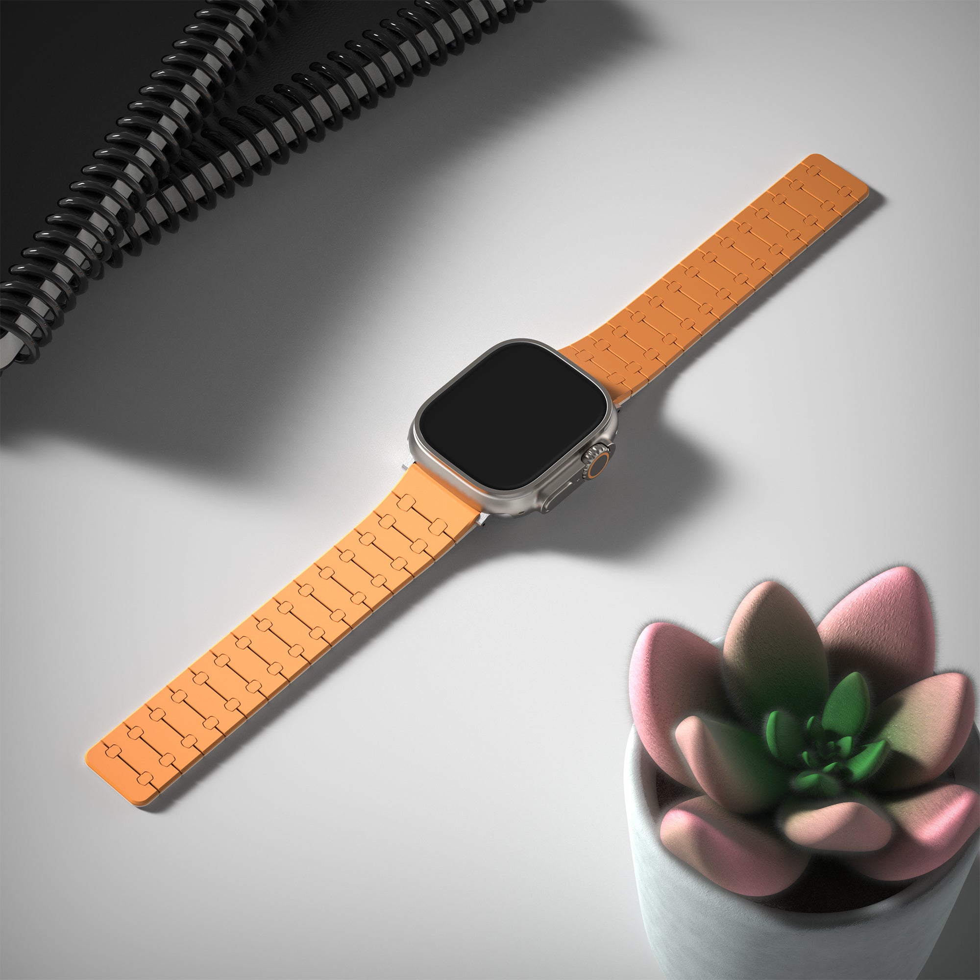 Spacething Smoothie Sports Magnetic Apple Watch Band - 49/45mm 41/40mm