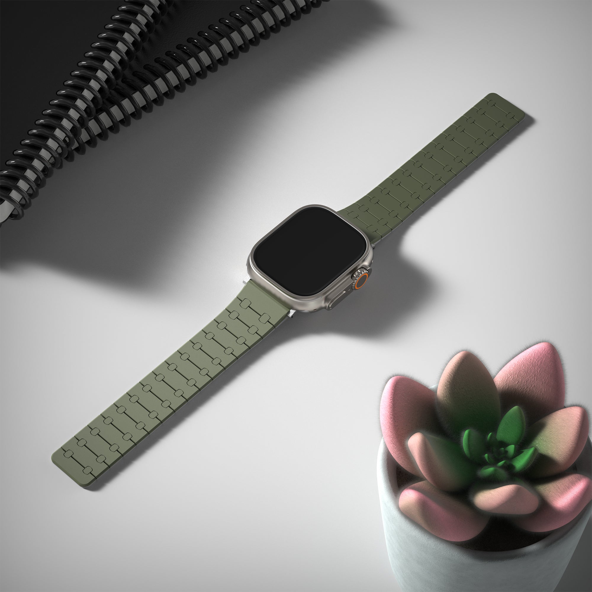 Spacething Smoothie Sports Magnetic Apple Watch Band - 49/45mm 41/40mm