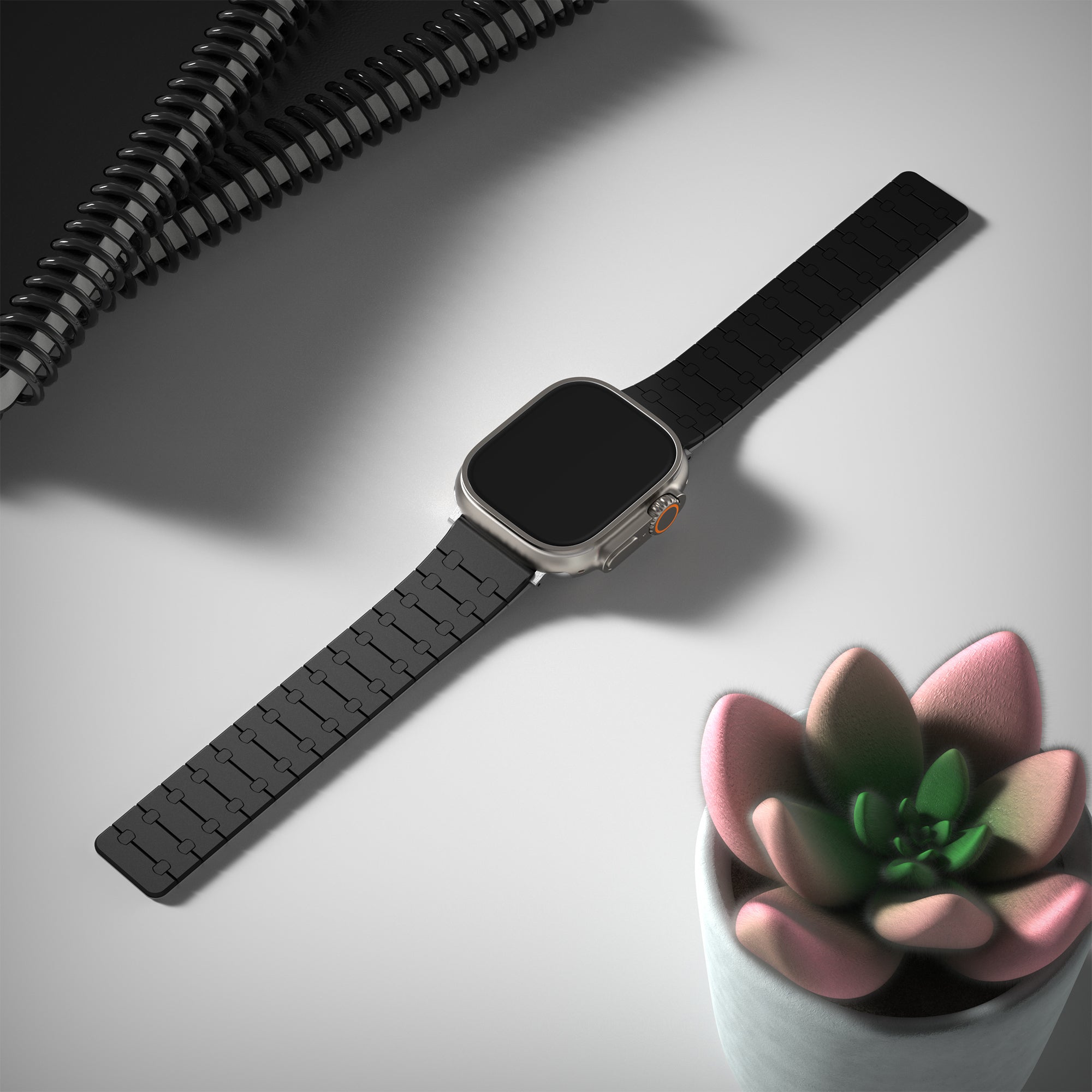 Spacething Smoothie Sports Magnetic Apple Watch Band - 49/45mm 41/40mm