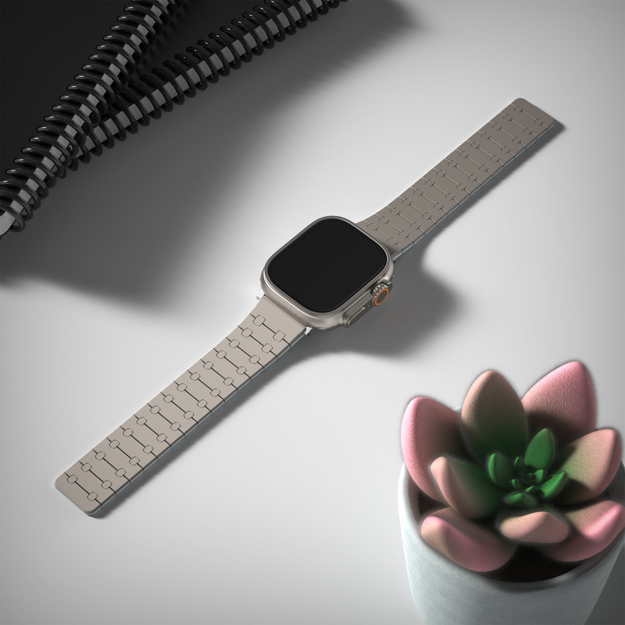 Spacething Smoothie Sports Magnetic Apple Watch Band - 49/45mm 41/40mm