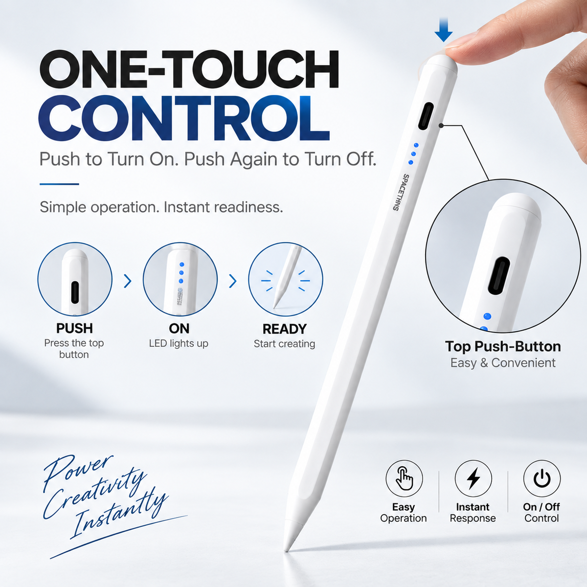 Spacething Universal SketchPen – Ultra-Precise Stylus for Writing & Drawing