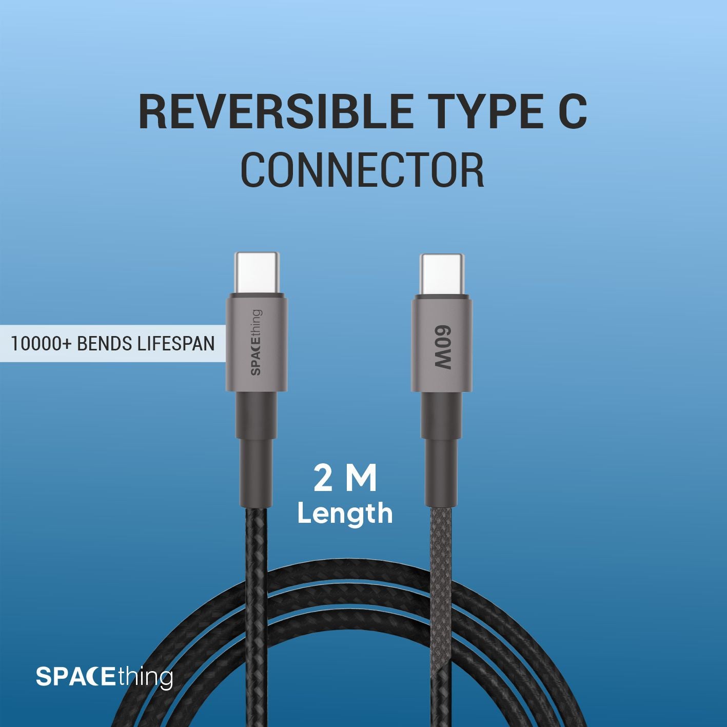 Spacething Volt Cable PD Type C to C Cable