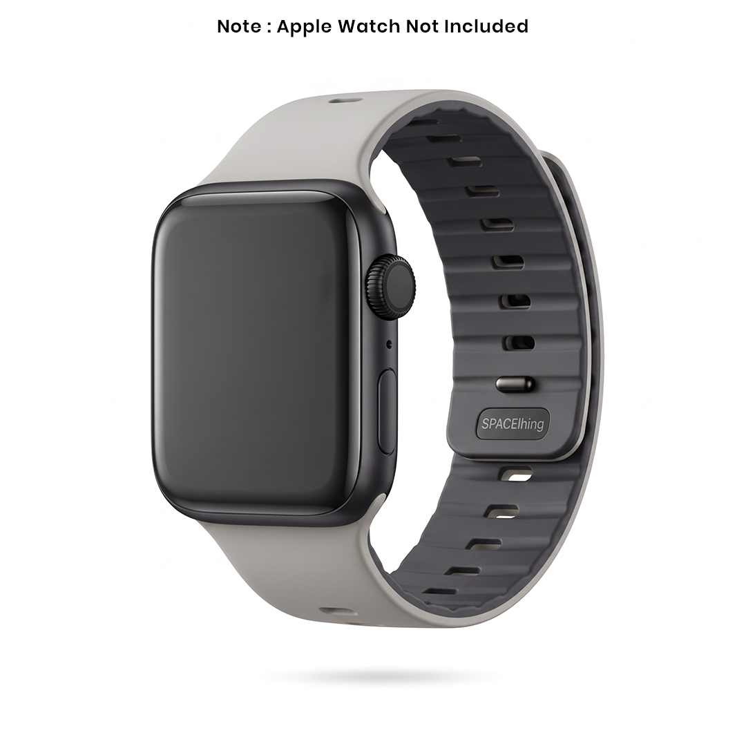 Spacething Omni Apple Watch Band – 49mm / 45mm Size - Starlight Grey