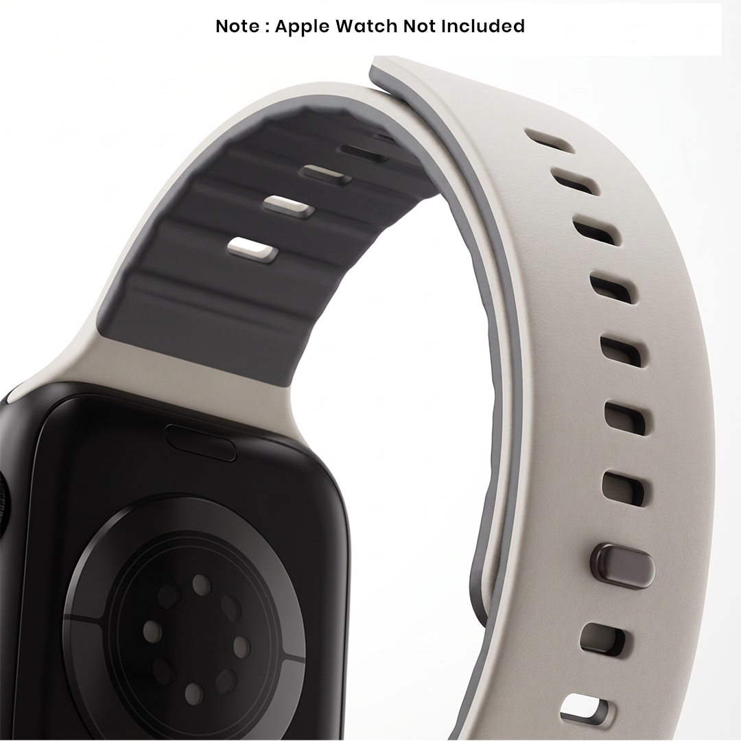 Spacething Omni Apple Watch Band – 49mm / 45mm Size - Starlight Grey