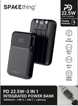 SPACEthing PD 22.5 3in1 Integrated Power Bank