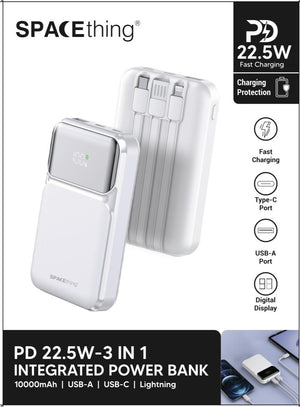 SPACEthing PD 22.5 3in1 Integrated Power Bank