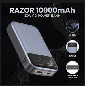 SPACEthing Razor PD/PPS 33W 10000mAh Powerbank