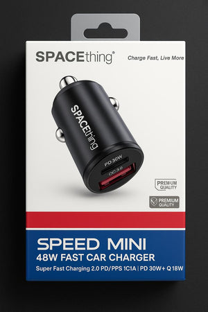 SPACETHING SPEED MINI 48W CAR CHARGER