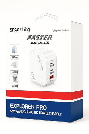 SPACETHING 65W EXPLORER PRO WORLD TRAVEL ADAPTER