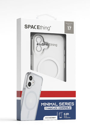 SPACETHING I PHONE 17 MINIMAL MAGSAFE CLEAR