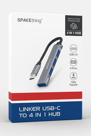 SPACETHING LINKER USB-C TO 4 IN 1 HUB
