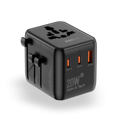 SPACETHING  20W GAN WORLD TRAVEL CHARGER